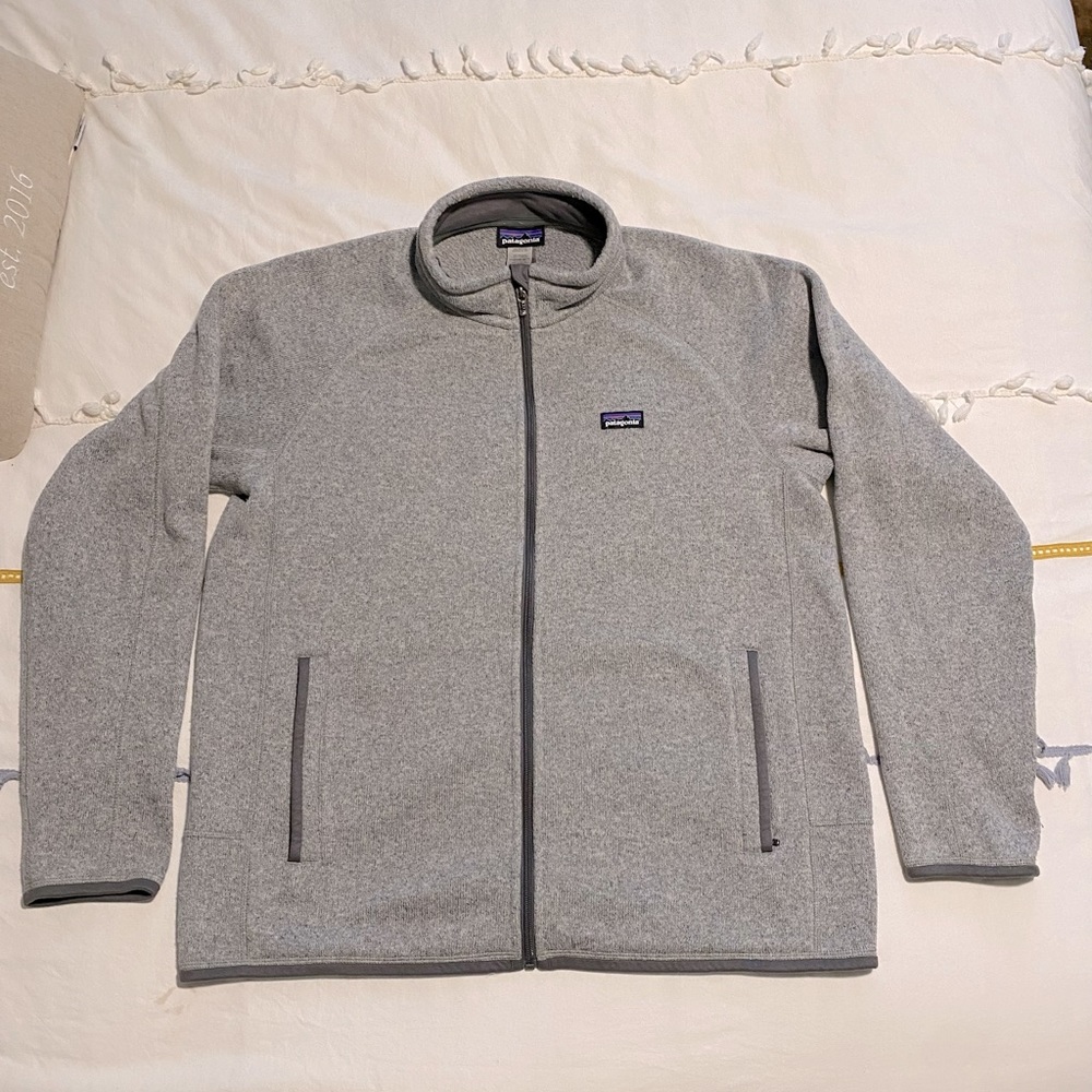 Patagonia Better Sweater Fleece - Large (Birch White / Gray)